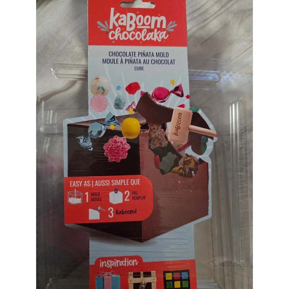 Kaboom Chocolaka Chocolate Pinata Mold Cube 5 Piece Set American Crafts 369435